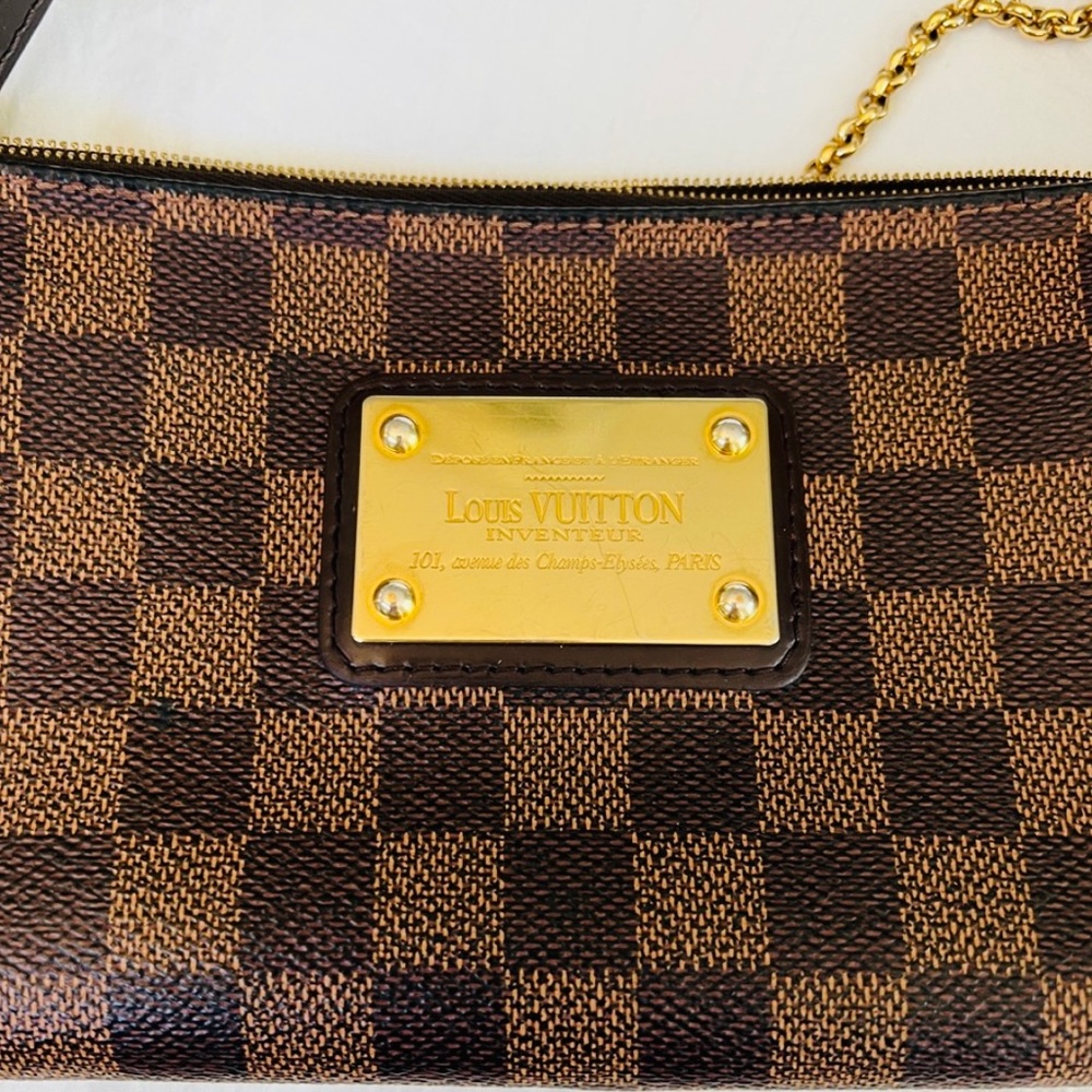 Louis Vuitton Damier Ebene Eva Clutch